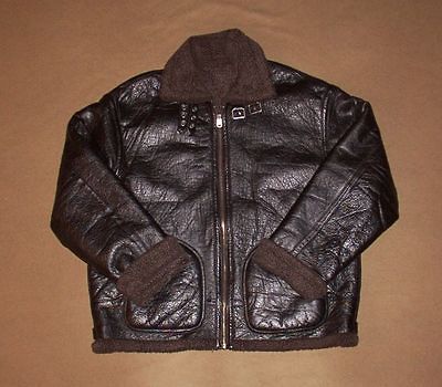 Wilsons B 3 BOMBER JACKET Leather SHEARLING X Large WILSONS Warm W@W