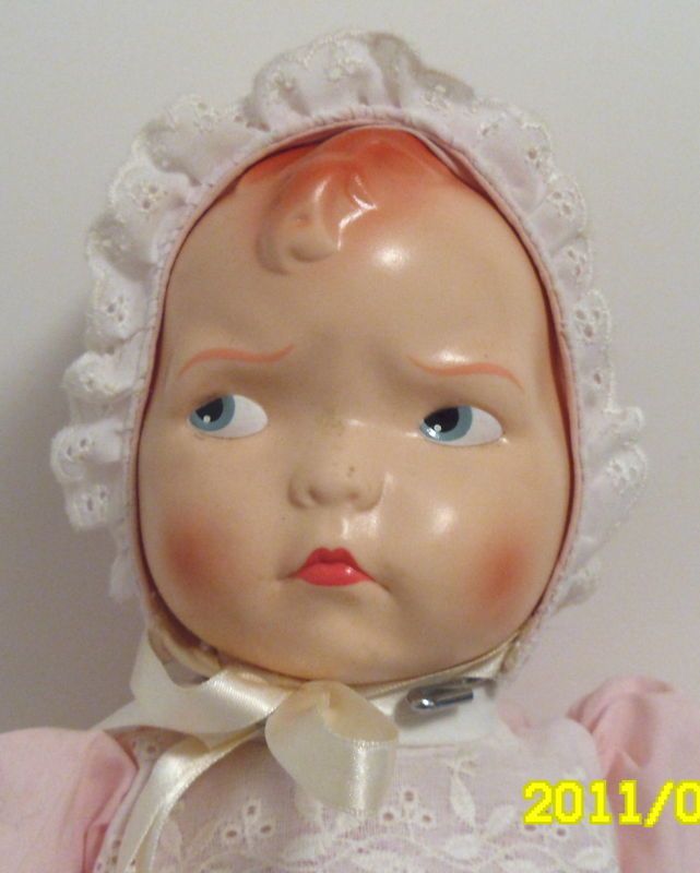 EFFANBEE BABY GRUMPY DOLL 1915 REPRODUCTION 1988