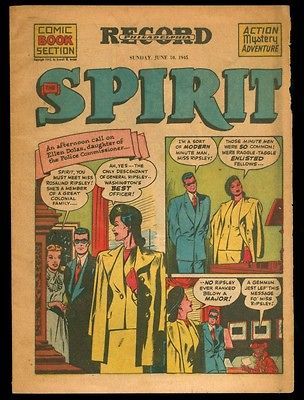 THE SPIRIT SECTION 6/10 5.0 VGF 1945 WILL EISNER LOU FINE