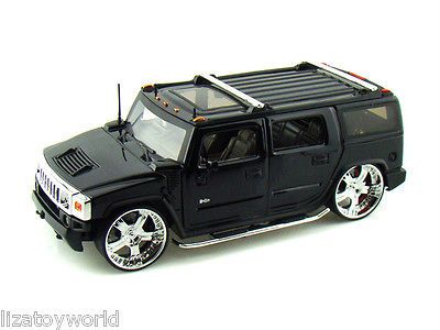 Hummer H2 SUV DUB 30 Wheels Jada DUB CITY 124 Scale Custom Series