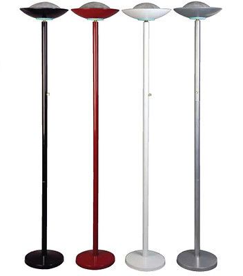 71 Halogen Torchiere Floor Lamp in Four Colors, 190W