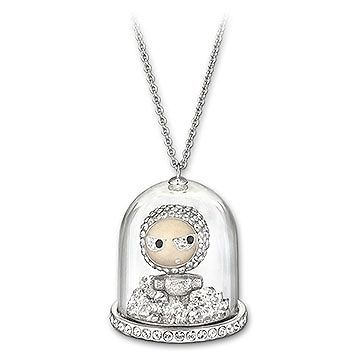 Swarovski Eliot pendant snowglobe New womens necklace jewelry holiday