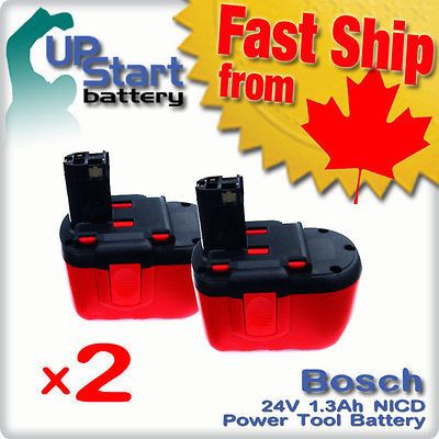 2x 24V Battery for Bosch BAT031 BAT030 BAT240 BAT299 GMC24V,PSB 24VE 2