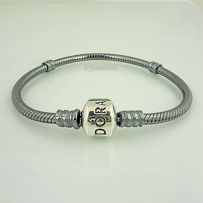 Pandora Silver Oxidized Bracelet   18cm   Minor repair needed