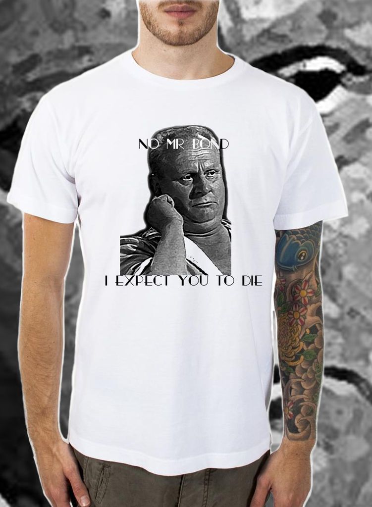 MR BOND T Shirt, All Sizes, GOLDFINGER JAMES BOND RETRO FILM TEE