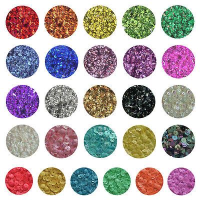 Cup Sequins 5mm 8mm 10mm 12mm Paillettes *26 colors*