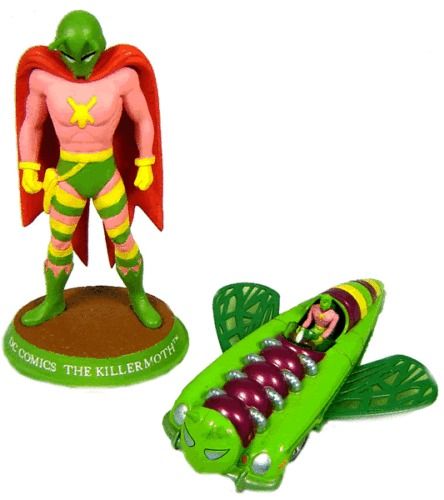 BATMAN  CHASSIS ART COLLECTION KILLER MOTH & CAR