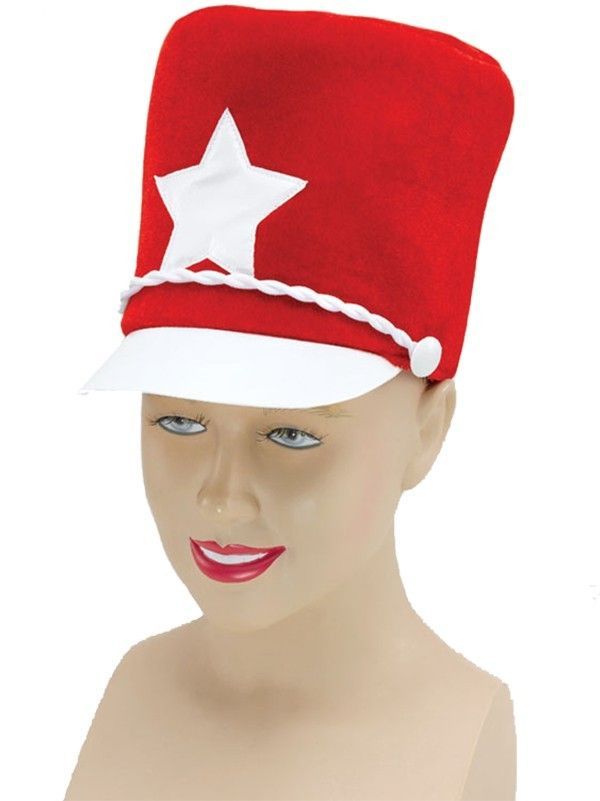 MAJORETTE SOLDIER CHEERLEADER FANCY DRESS COSTUME HAT