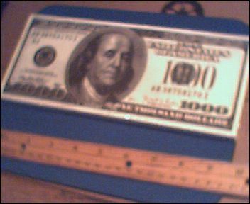 Lot of 100 LARGE BIG MONEY $1000 Dollar Bills