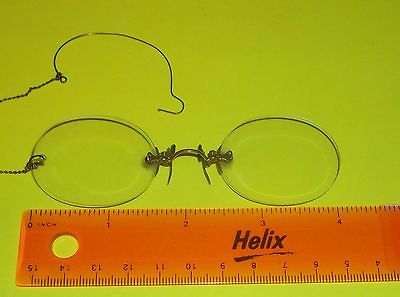 Antique Late 1800s Spectacles Eyeglasses One Ear Pinze Nez Estate