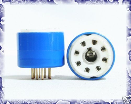 two Adapters 7N7 plug adapters = 6CG7 ECC88 tubes amplifier SUB