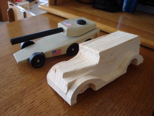 Pinewood Derby Pre cut, #31L Hearse, Make A Light Cool Car