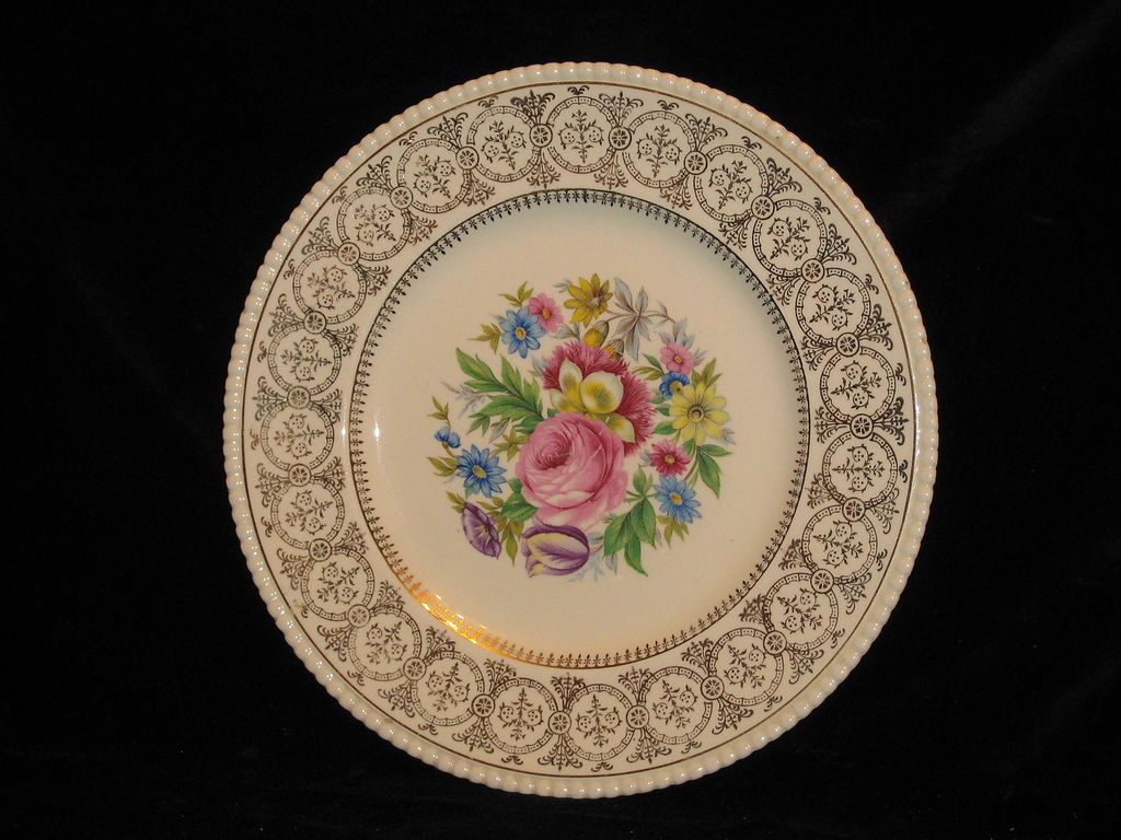 FONDEVILLE   Athlone   ambassador ware   floral   DINNER PLATE