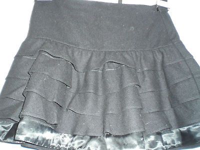 YOUTH SIMONETTA WOOL SKIRT RUFFLES SIZE 10