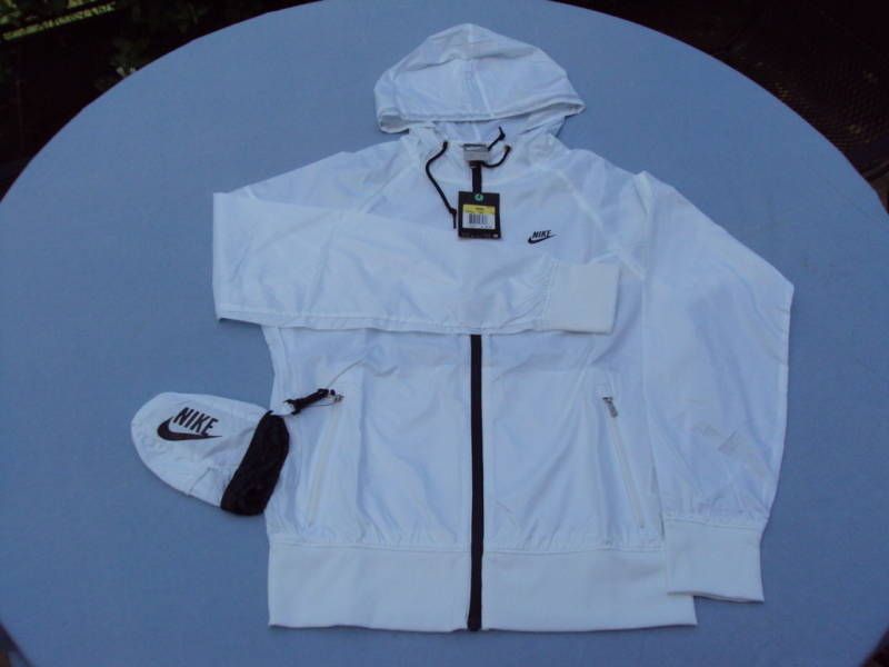 New Nike Summerized Windrunner Zipper White Men