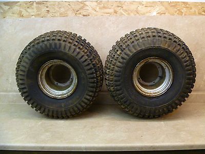 200 ATC ATC200 M ATC200M 3 Wheeler Used Rear Wheel Pair 1985 #BDK