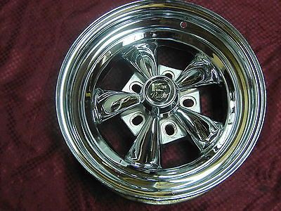 VINTAGE KEYSTONE RAIDER CHROME WHEEL 15X6 5 BOLTUNILUG 4.5 4.75 5 BC