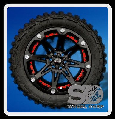 JESTER 8X6.5 W/ LT35X12.50X20 FEDERAL COURAGIA MT TIRES WHEELS RIM