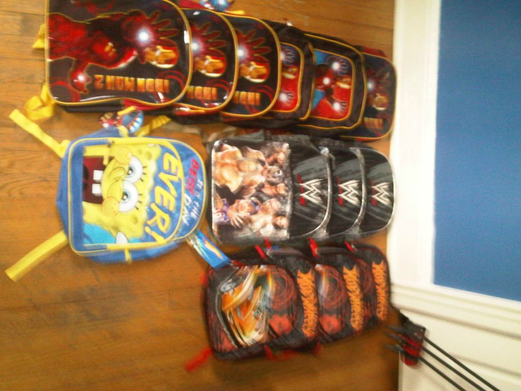 Assorted Boys Backpacks (Boys) BRAND NEW