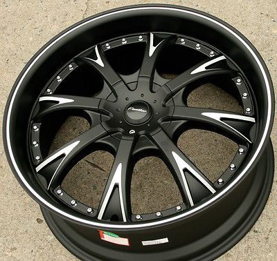 EVO 907 20 BLACK RIMS WHEELS JEEP CHEROKEE WRANGLER / 20 X 8.5 5H +20