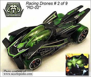 2005 AcceleRacers Racing Drone 2/9 RD 02 w/ Bonus CD   NIB