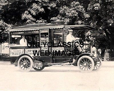 13 POPCORN KING TRUCK PHOTO PEANUT ICE CREAM AMERICAN A