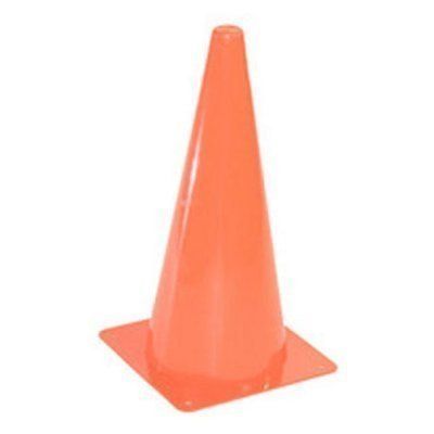 TRAFFIC CONE 12 PE Sports Equipment Marker Cone ORANGE