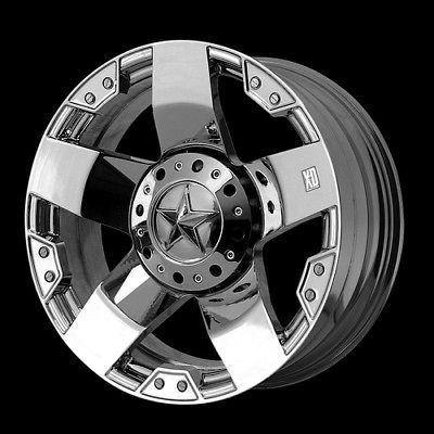  XD XD775 ROCKSTAR CHROME RIMS & 285/50/20 SUNNY SN3980 TIRES WHEELS