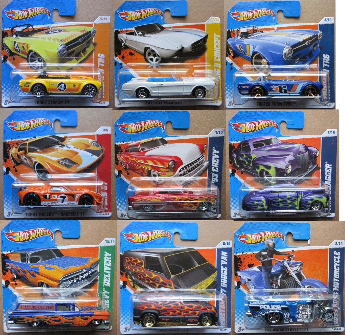 2011 Hot Wheels 1 64 Treasure Hunts HW Premiere Racing Fan Sammler