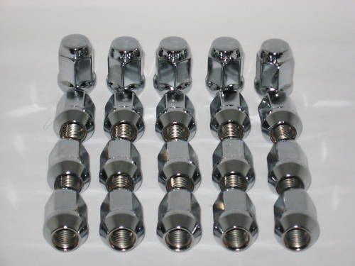 20 2009 Cadillac DTS Solid Chrome Lug Nuts 17 18 Rims