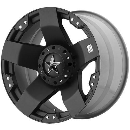 22 x 12 XD775 Rockstar 6x5 5 Suburban Yukon Rodeo Black Wheels Rims