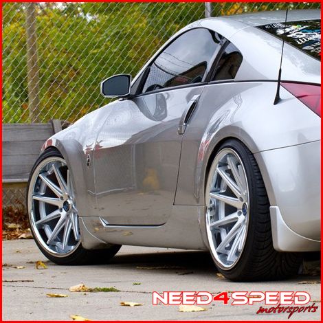 Altima Rohana RC10 Deep Concave Silver Staggered Wheels Rims