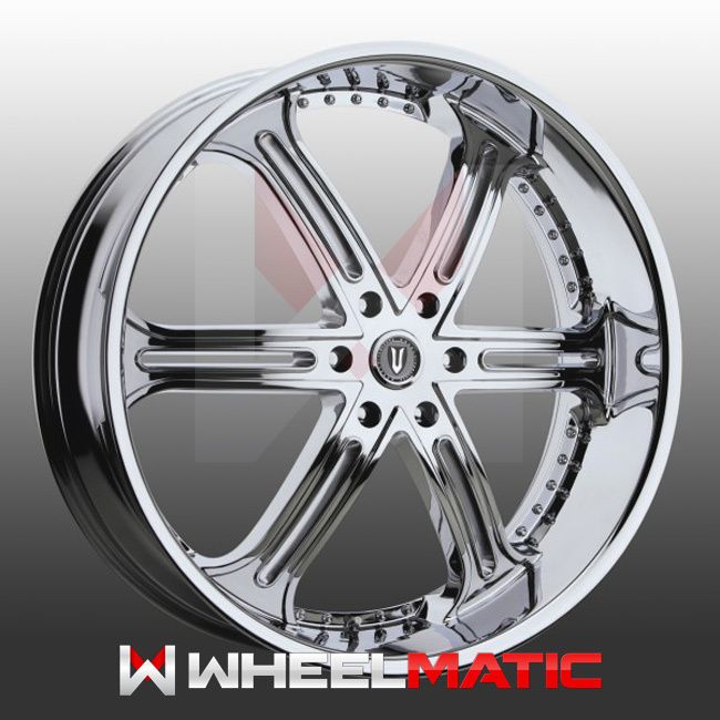 Set of 4 New 28 Versante 226 6x139 7 25 Wheels Rims Chrome