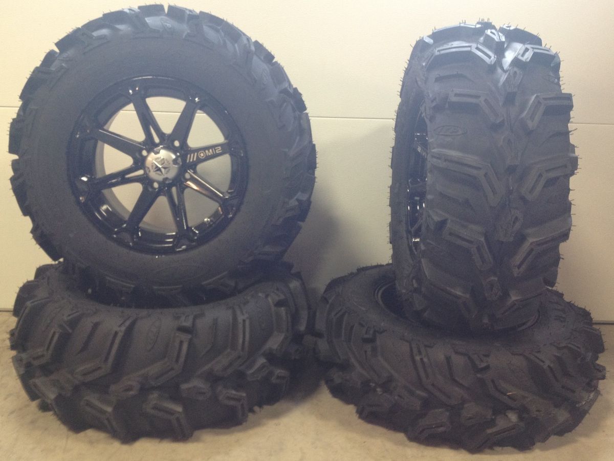 MSA Diesel 14 ATV UTV Wheels 27 Mud Lite XTR Tires Sportsman RZR