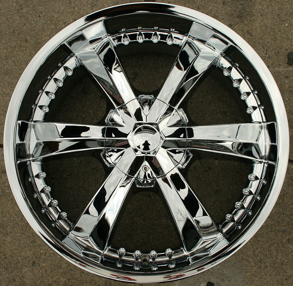 726 22 Chrome Rims Wheels GMC Acadia 07 Up 22 x 9 5 6H 30