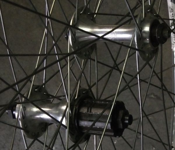 700c 32 Spoke 3X Campagnolo Veloce Hubs Mexico 68 HPB Rims Wheel Set