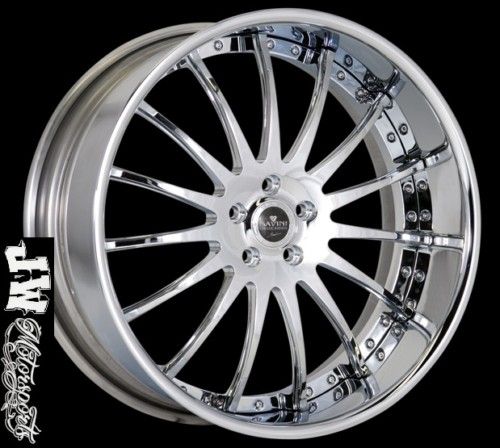 22 inch Savini SV 34 Wheels BMW 745 750 650 645 Rims