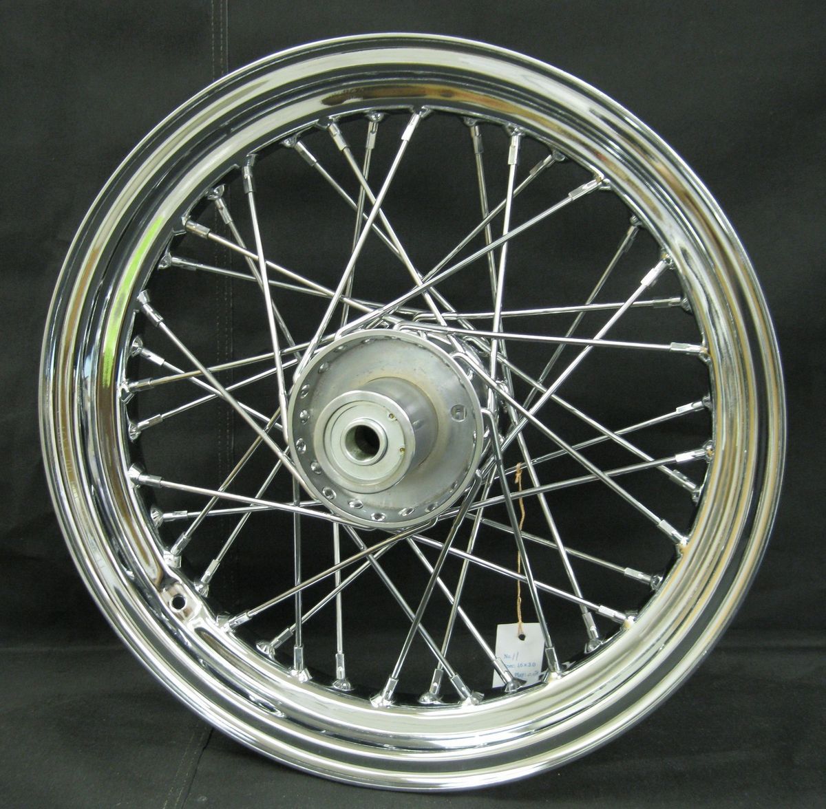 Chrome Ultima 40 Spoke 16x3 Front Wheel for Harley FL 1973 1983