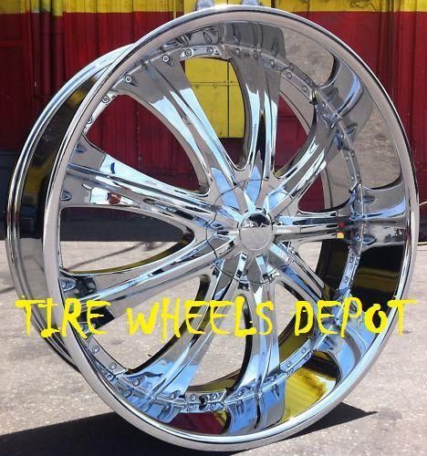 22 INCH RSW33 RIMS AND TIRES IMPALA LESABRE CENTURY ACCORD EXPLORER