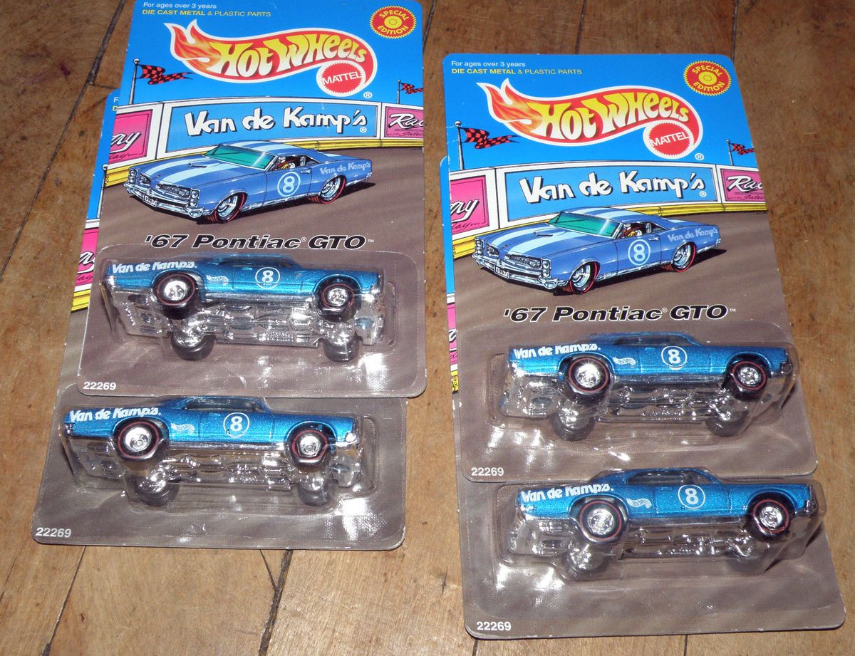 4X Van de Kamps Pontiac GTO Hot Wheels New in Packages SE