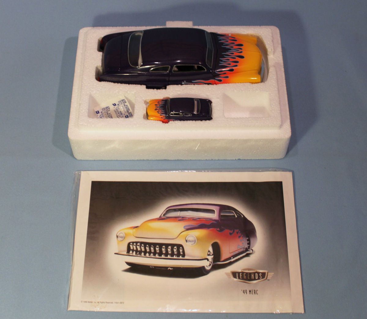 Hot Wheels Legends 49 Merc 2 Car Set in Box 1 24 1 64 Scale