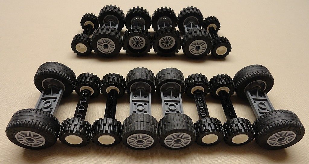 70 pc Lego Wheels Vehicle Parts Car Truck Tires & Rim Sets LOT lbs