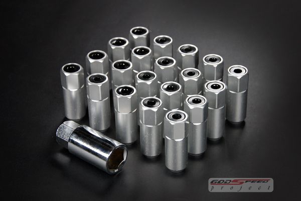 Godspeed t 5 wheel rim racing lug nuts 50mm 20 piece M12 X 1 5 OPEN