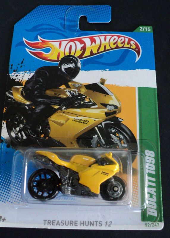 2012 Ducati 1098 Hot Wheels 52 247 Treasure Hunt 2 of 15 Super RARE