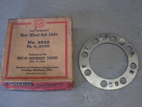 1937 47 Rear Wheel Bolt Locks Chevrolet 1 1 2 Ton Truck