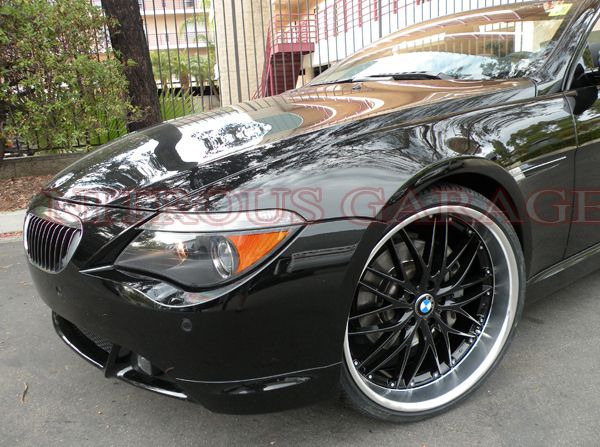 22 MRR GT1 Wheels Black BMW 7 Series 745 750 E65 E66 Staggered Mesh