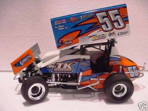 Kerry Madsen TK Concrete Diecast World of Outlaws Sprint Car R R GMP 1