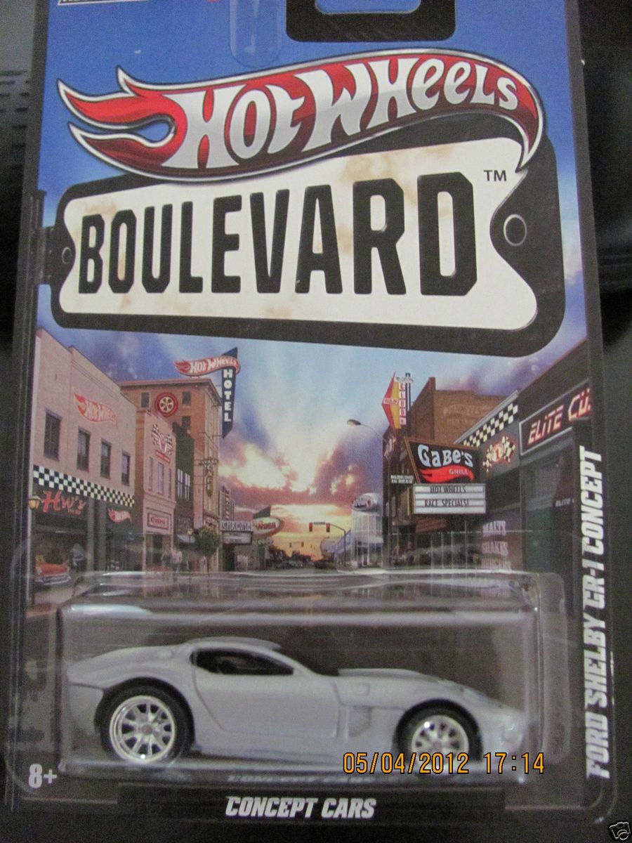 2011 Hot Wheels Boulevard Collection Concept Cars Ford Shelby CR 1 1