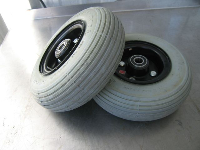  WHEELCHAIR SCOOTER WHEELS TIRES 2 80 2 50 4 by Primo Spirit w Rims