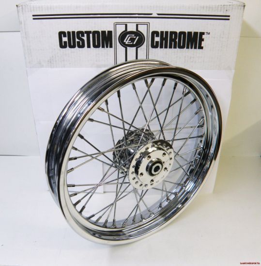 Custom Chrome Front Wheel Harley Sportster Dyna FX FXR 84 99